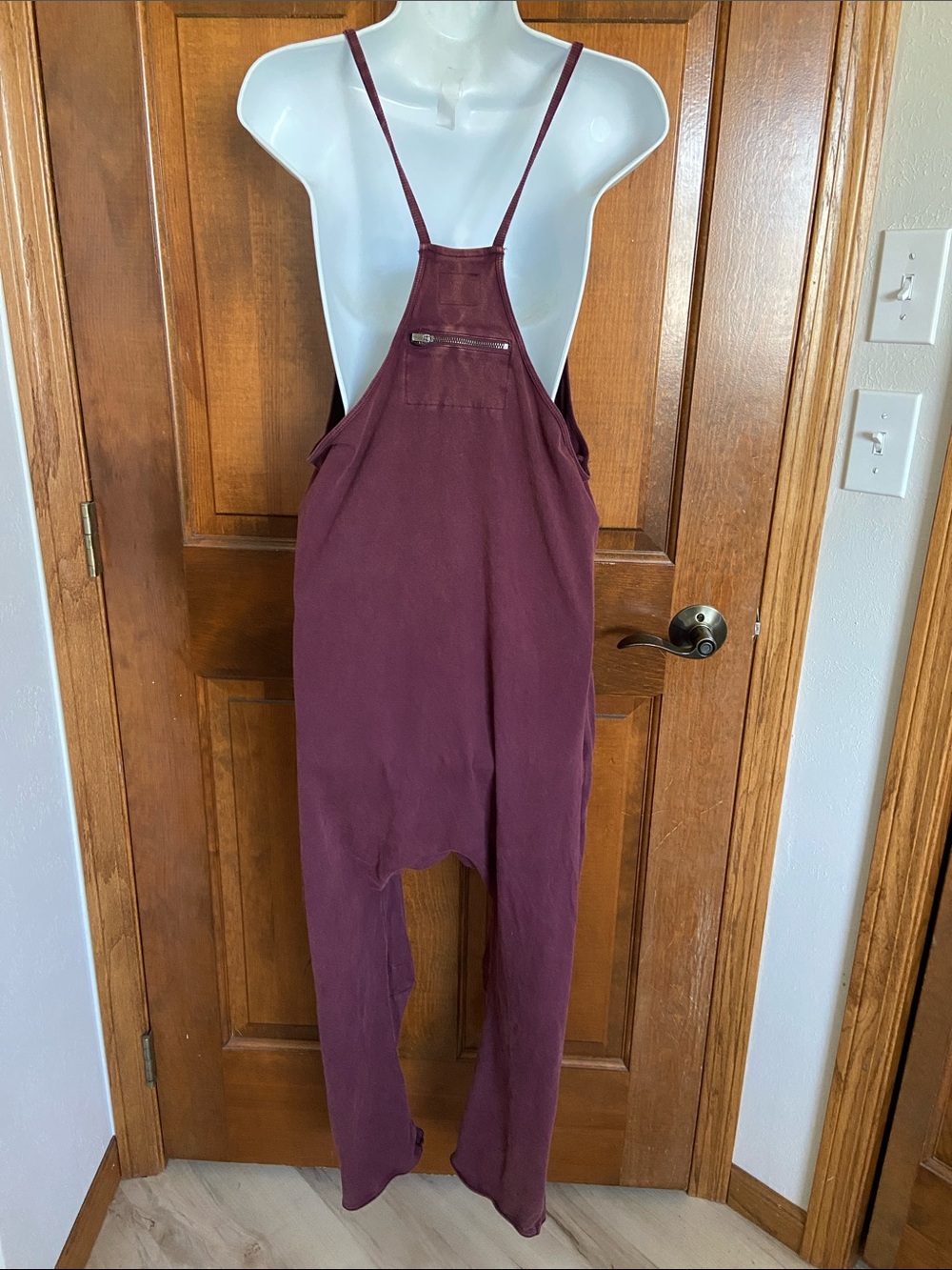 Free People FP Movement Hot Shot Dark Wine Color relaxed slouchy Size XS - Picture 5 of 10